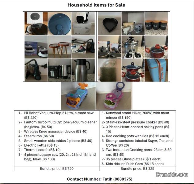 Household Items for sale - image 1