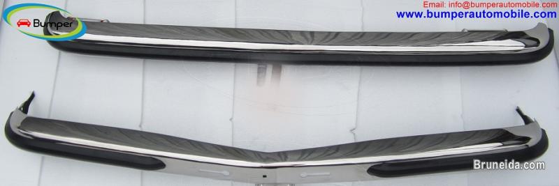 Mercedes W123 Sedan bumper kit (1976 - 1985) stainless steel - image 2