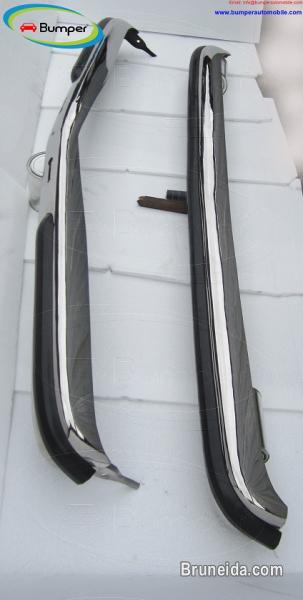 Mercedes W123 Sedan bumper kit (1976 - 1985) stainless steel - image 3