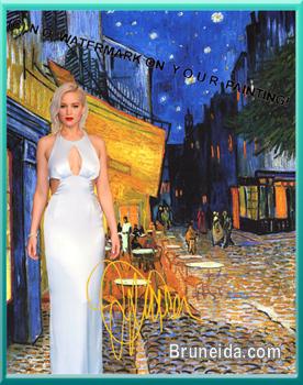 Jennifer Lawrence at van Goghs Nightcafe. NEW! - image 4