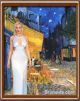 Jennifer Lawrence at van Goghs Nightcafe. NEW! - image 5