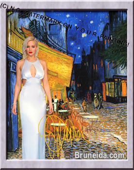 Jennifer Lawrence at van Goghs Nightcafe. NEW! - image 6