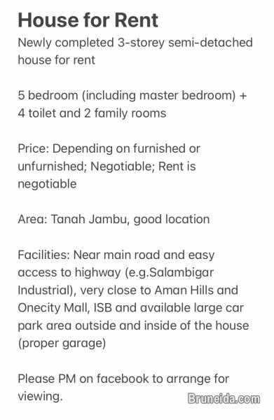 Pictures of Newly completed 3-storey semi-detached house for rent