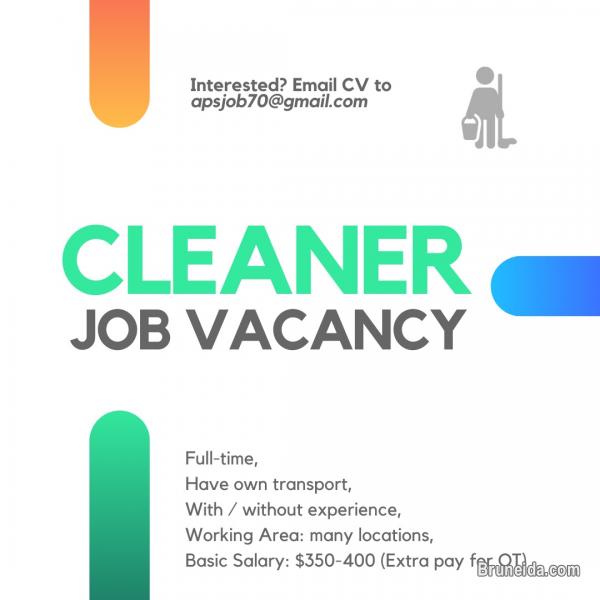 Immediate Vacancy for Cleaner/Pembersih - image 1