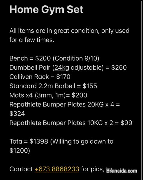 Used Home Gym Set - image 2