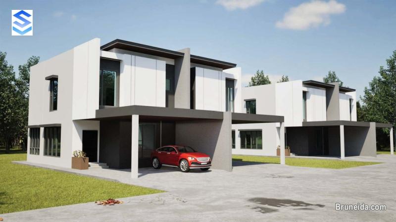 PROPOSED MODERN SEMI DETACHED HOUSE FOR SALE AT JERUDONG - image 1