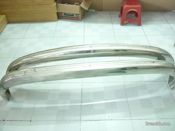 Volkswagen Type 3 Bumper 1970 - 1973 in Stainless Steel - image 2