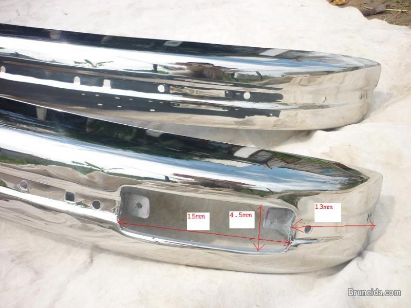 Volkswagen Beetle US Bumper 1974 - 1979 in Stainless Steel - image 5