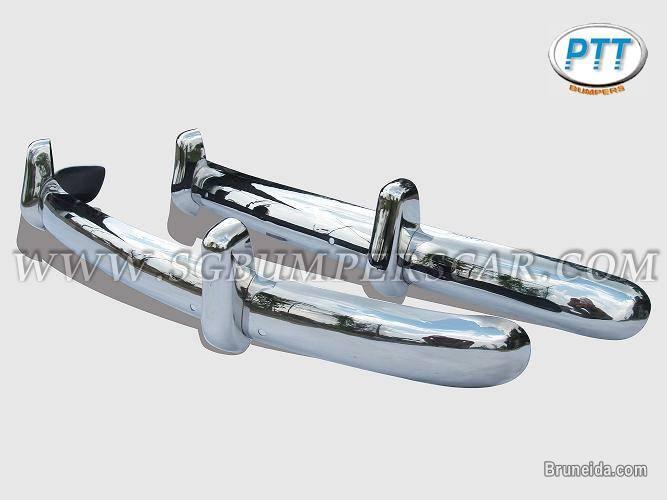 Volkswagen Beetle EU Bumper 1955 - 1967 in Stainless Steel - image 2