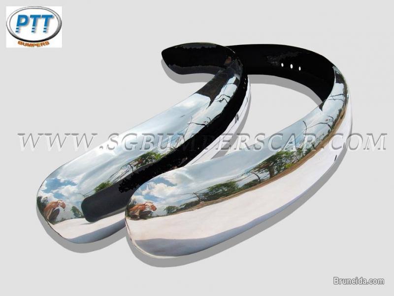 Volkswagen Beetle EU Blade Bumper 1955 - 1967 in Stainless Steel - image 2