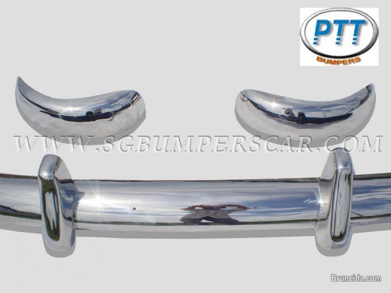 Volvo PV 445 Duett Bumper 1953 - 1969 in Stainless Steel - image 2