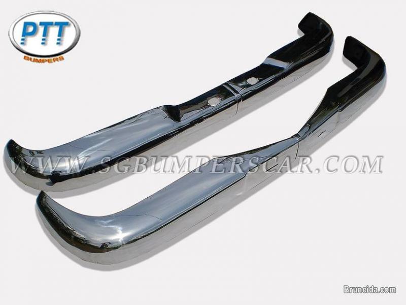 Mercedes W110 Bumper 1961 - 1968 in Stainless Steel - image 2