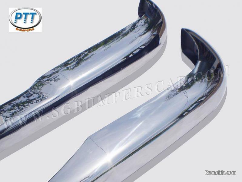 Mercedes W110 Bumper 1961 - 1968 in Stainless Steel - image 4
