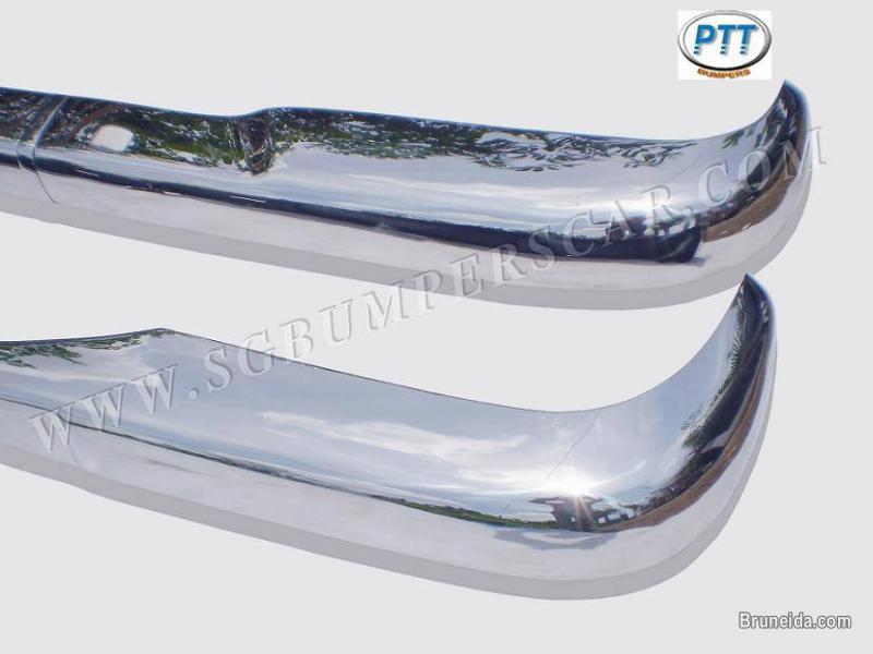 Mercedes W110 Bumper 1961 - 1968 in Stainless Steel - image 7