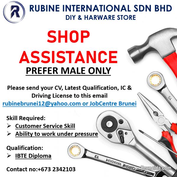 Picture of Shop Assistant (Local Brunei Male Only)