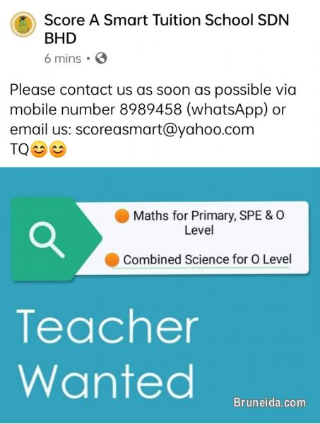Pictures of We are looking for teachers