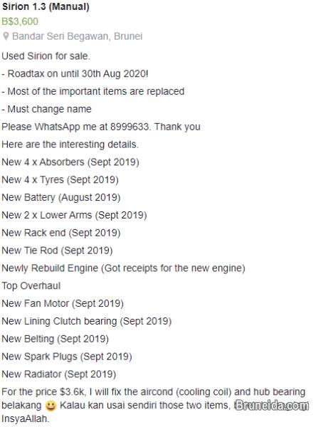 Daihatsu Sirion 1. 3 (Manual) For Sale - image 3