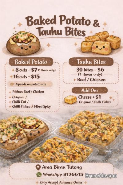 Baked potato and Tauhu bites - image 1